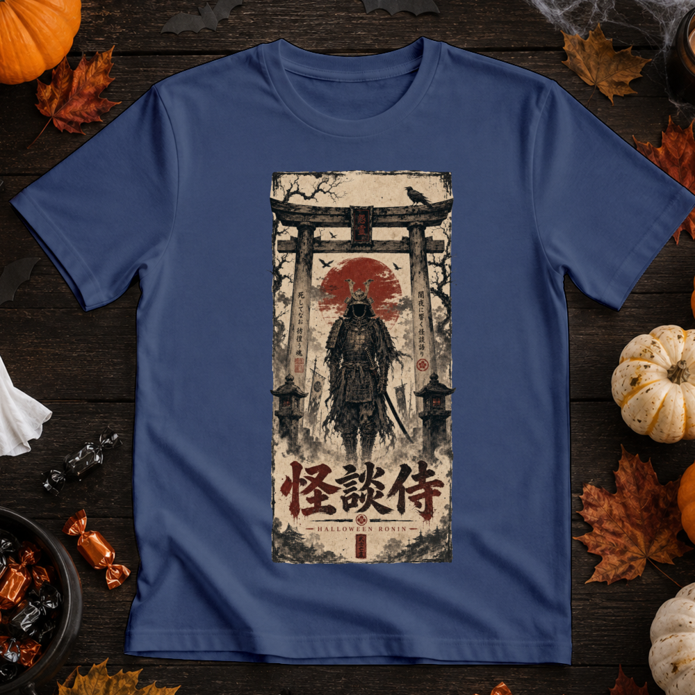 Dark Halloween Samurai T-Shirt
