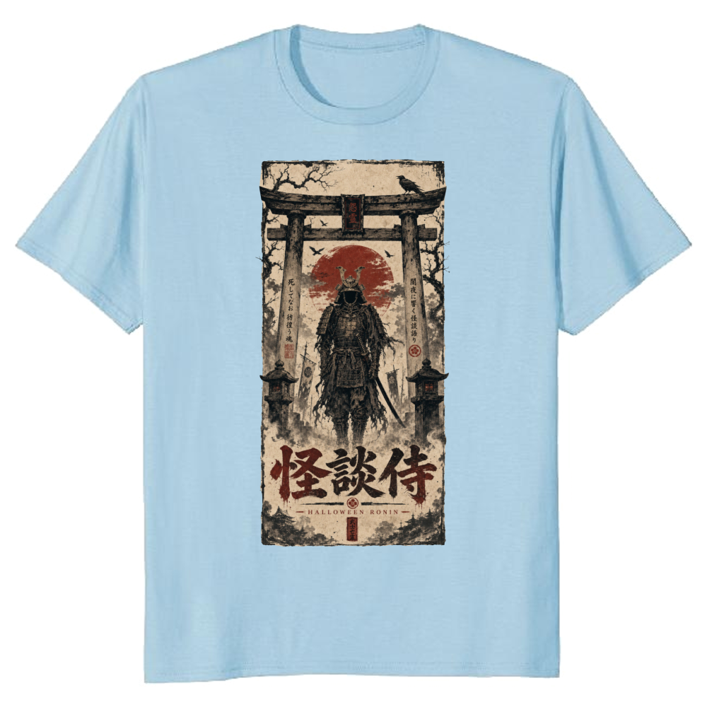 Dark Halloween Samurai T-Shirt