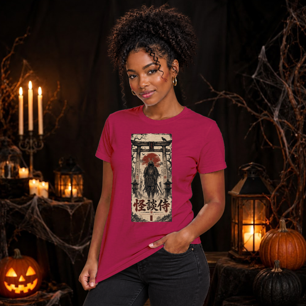Dark Halloween Samurai T-Shirt