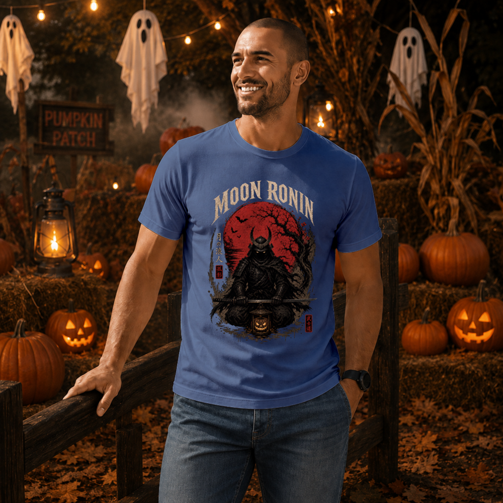 Moon Ronin Pumpkin Samurai T-Shirt