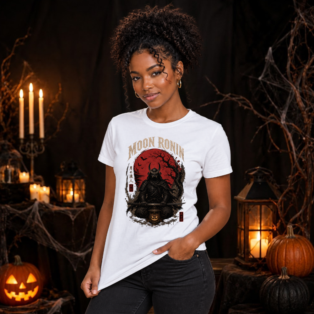 Moon Ronin Pumpkin Samurai T-Shirt