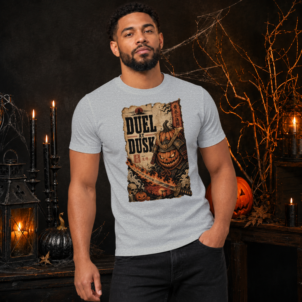 Duel At Dusk Pumpkin Samurai T-Shirt