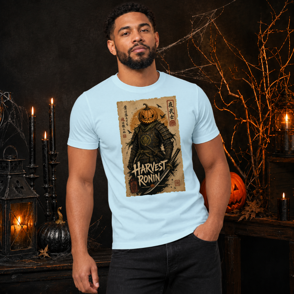 Harvest Ronin Pumpkin Samurai T-Shirt