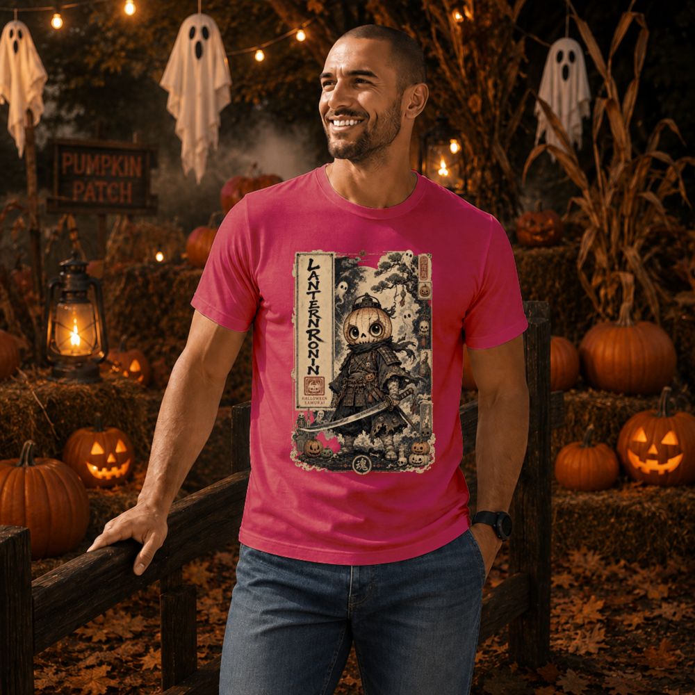 Vintage Lantern Samurai T-Shirt