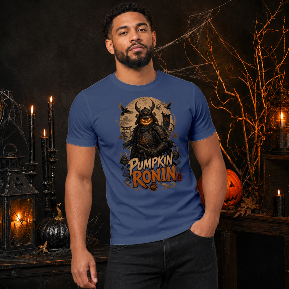Vintage Pumpkin Samurai T-Shirt