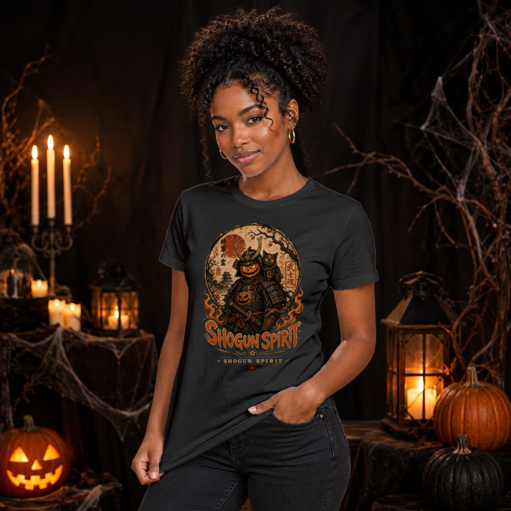 Vintage Pumpkin Samurai T-Shirt