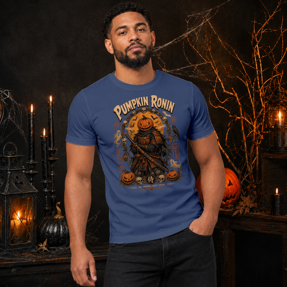 Vintage Pumpkin Samurai T-Shirt