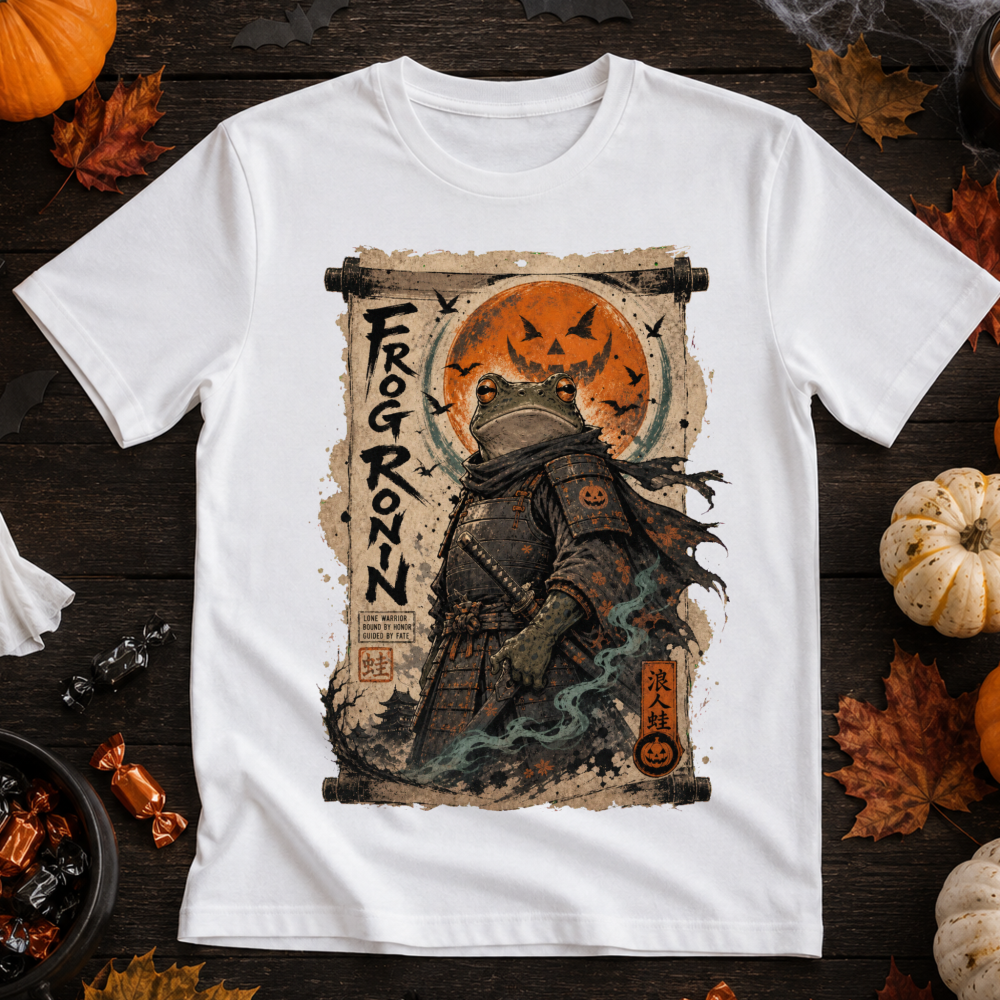 Vintage Halloween Frog Ronin T-Shirt