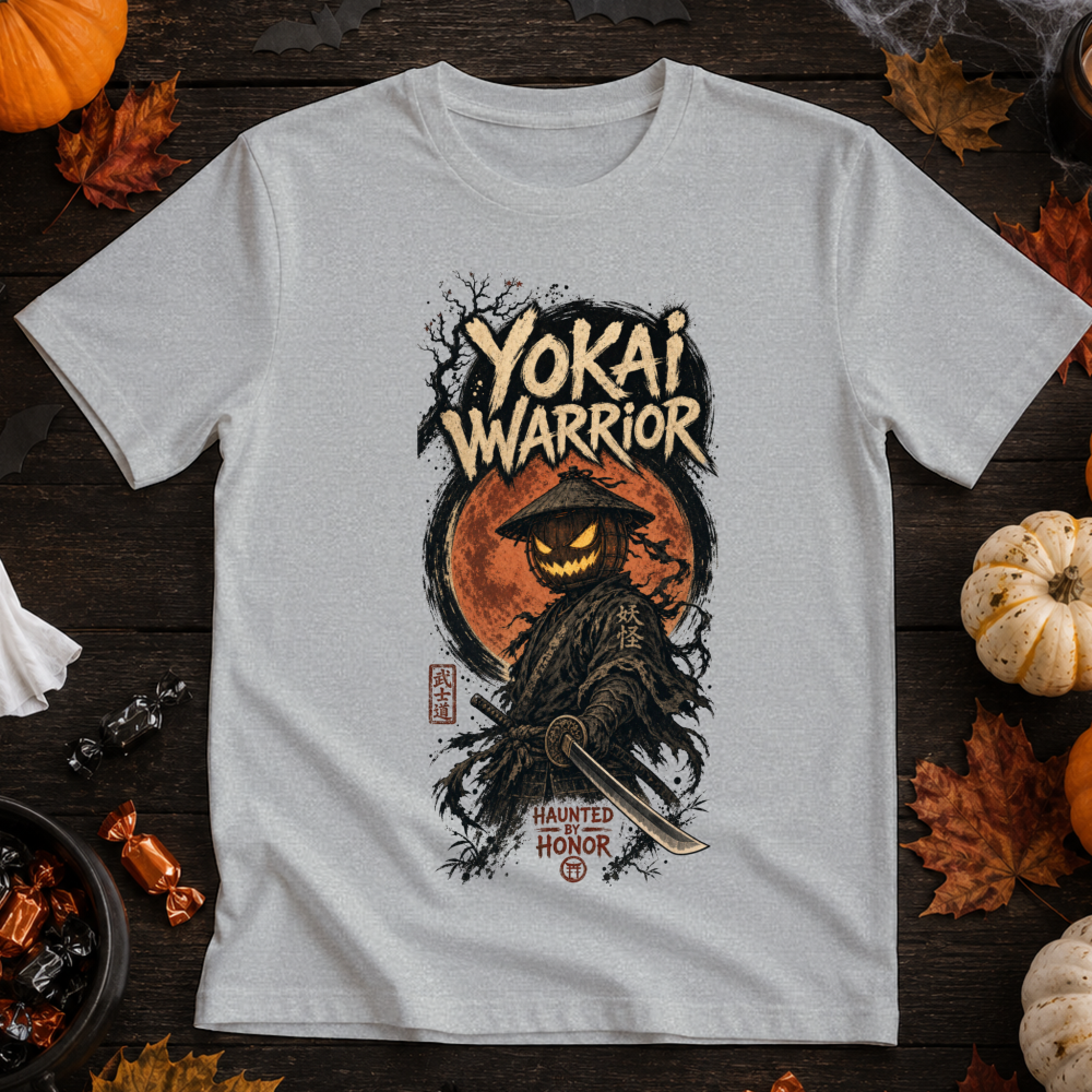 Dark Halloween Samurai T-Shirt