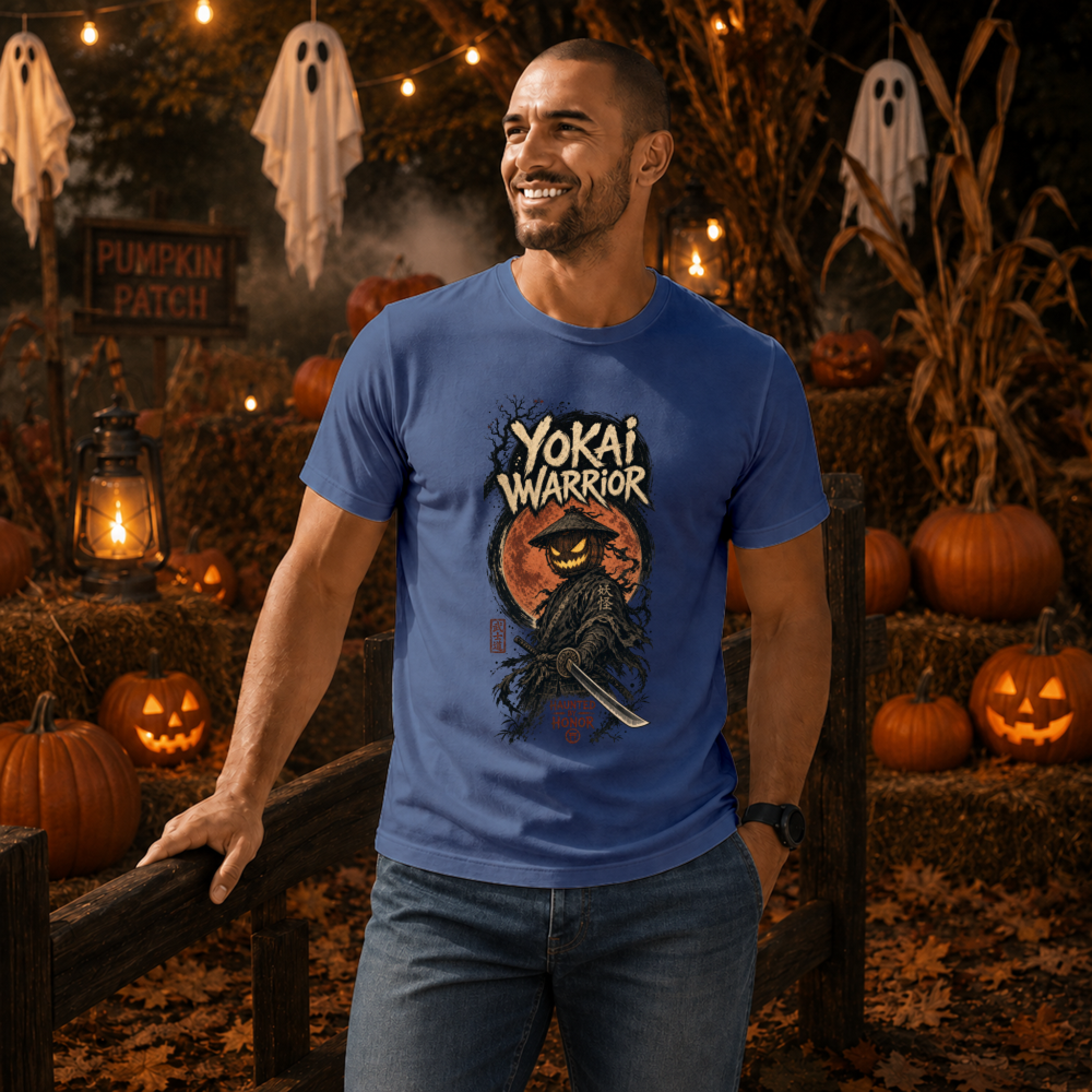Dark Halloween Samurai T-Shirt