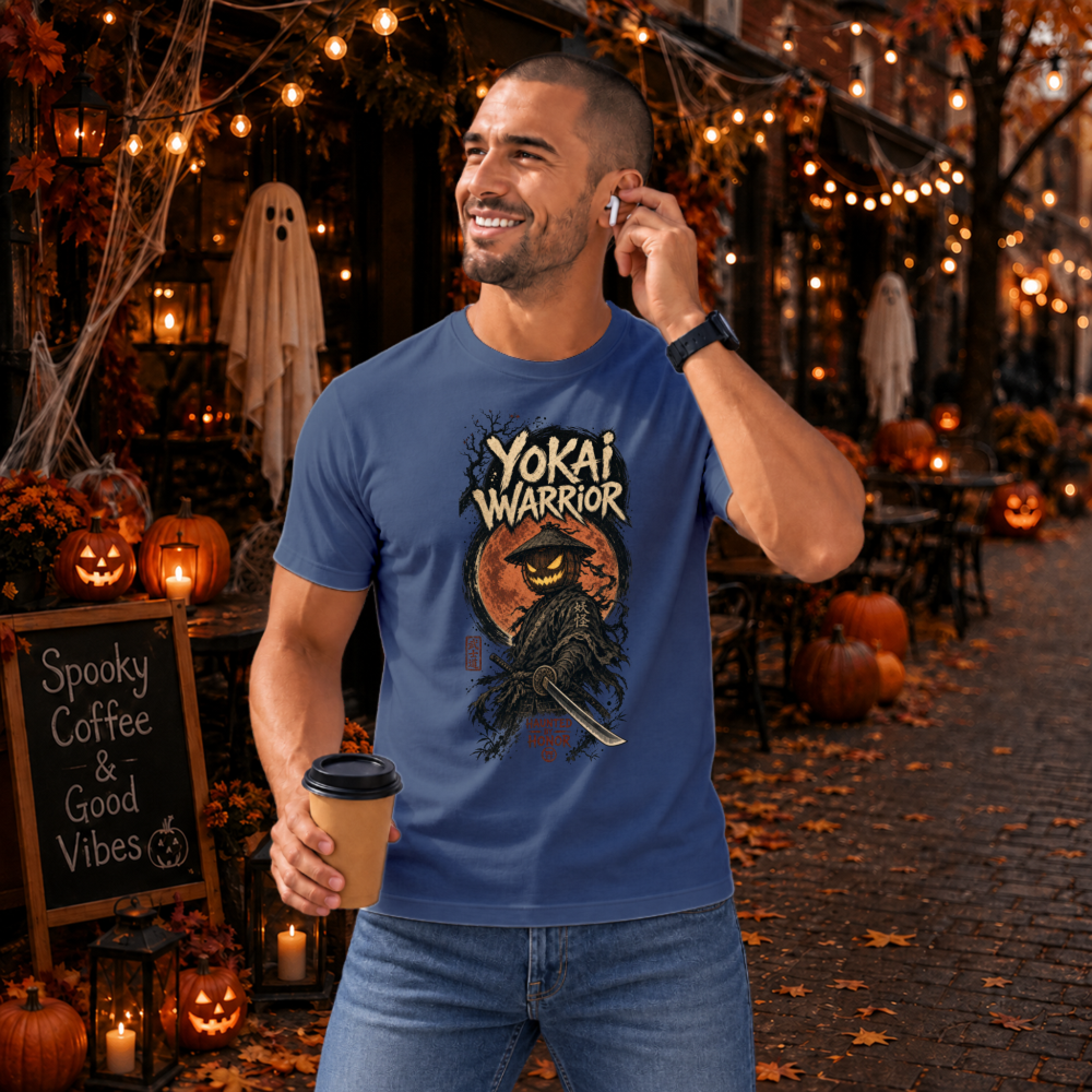 Dark Halloween Samurai T-Shirt