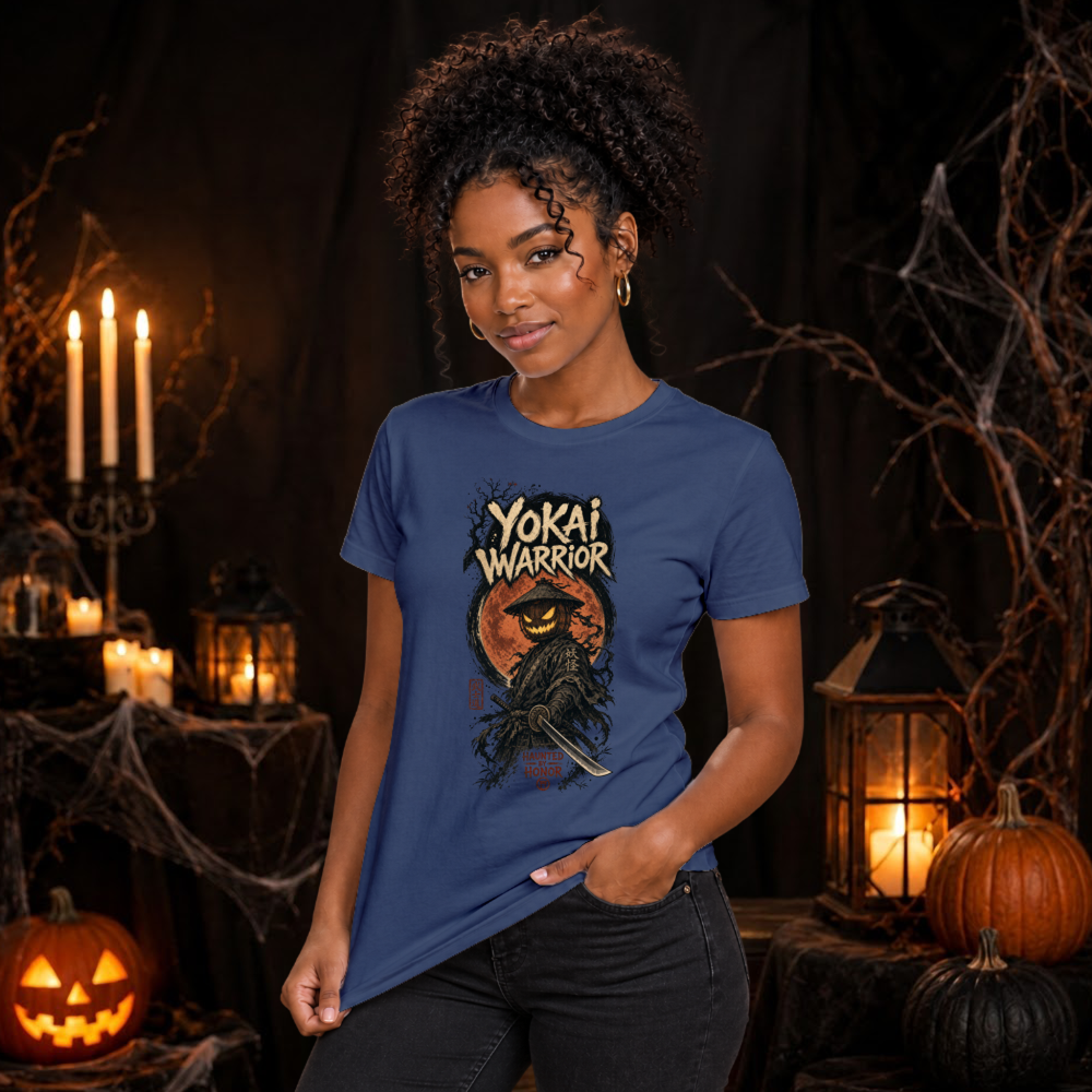 Dark Halloween Samurai T-Shirt