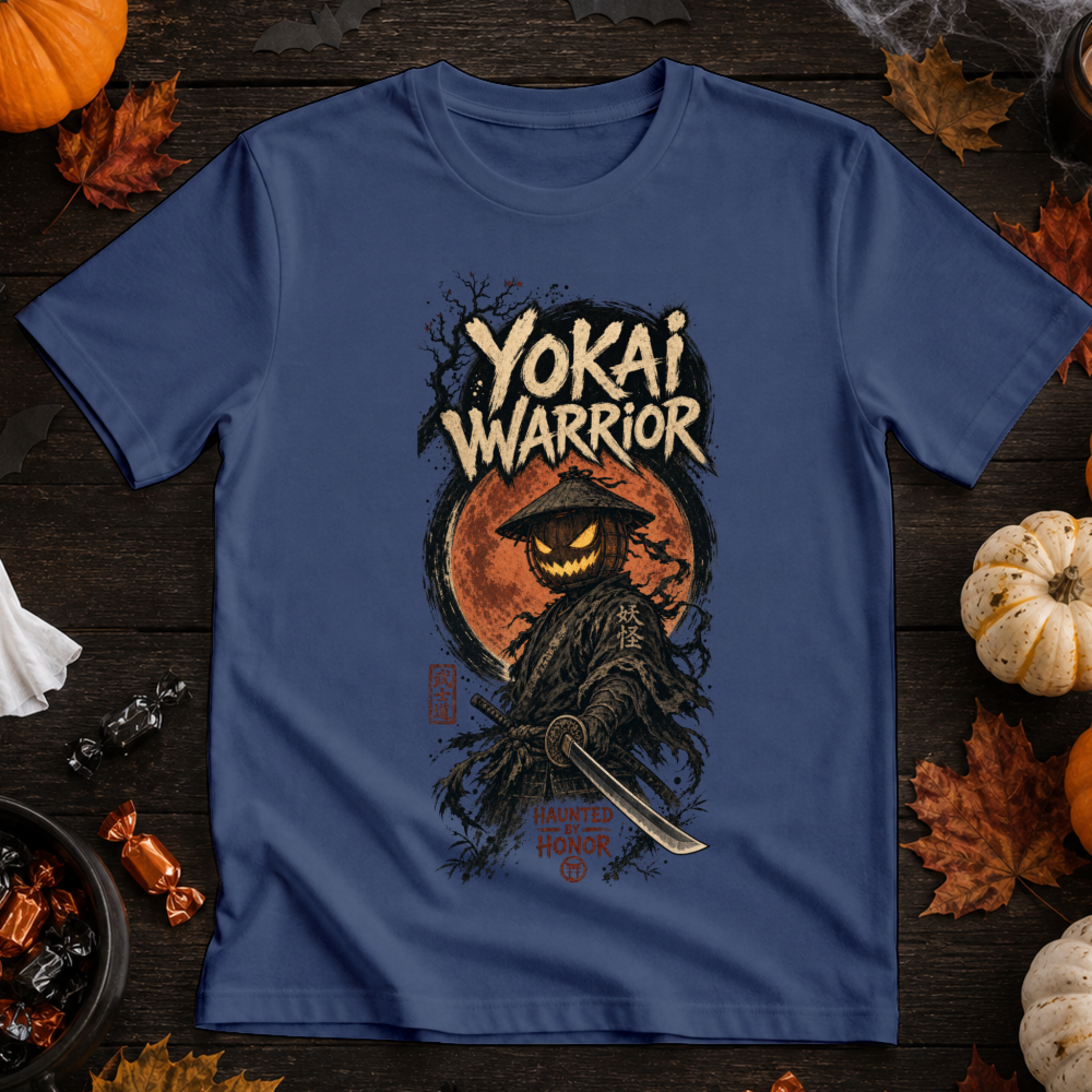 Dark Halloween Samurai T-Shirt