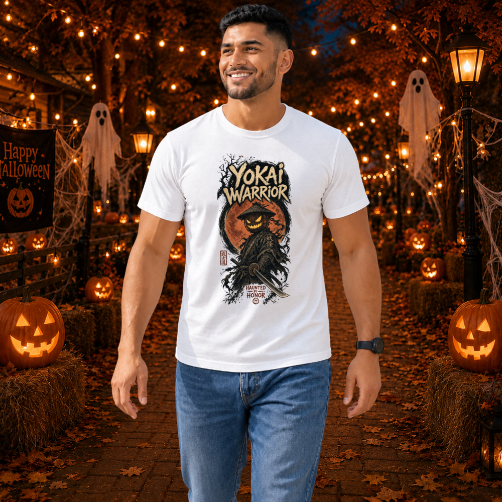 Dark Halloween Samurai T-Shirt