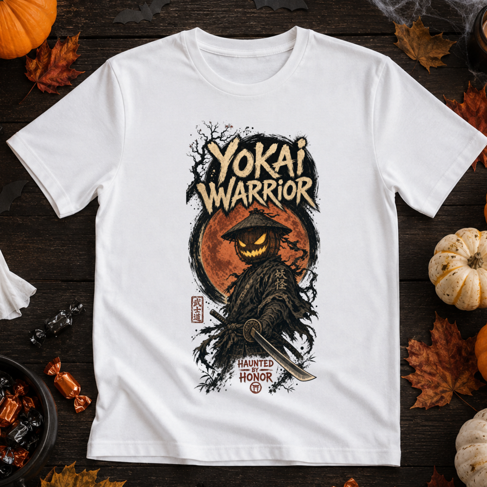 Dark Halloween Samurai T-Shirt