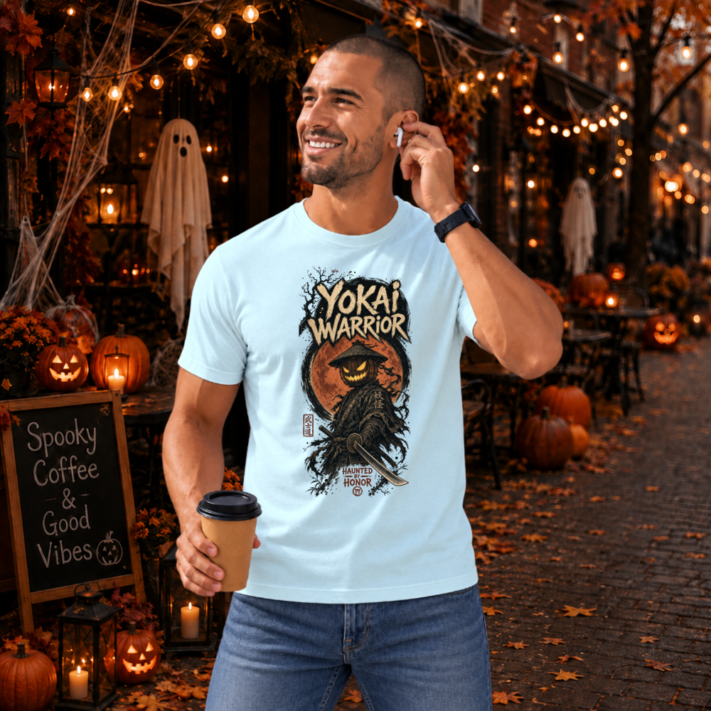 Dark Halloween Samurai T-Shirt