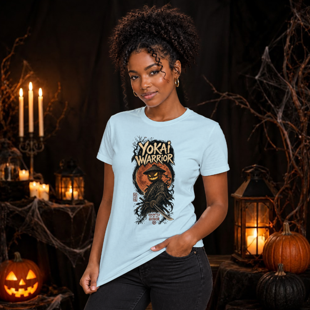 Dark Halloween Samurai T-Shirt