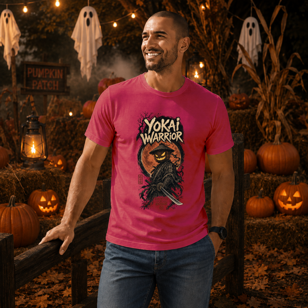 Dark Halloween Samurai T-Shirt
