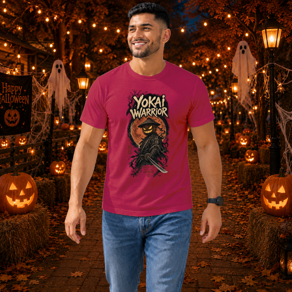 Dark Halloween Samurai T-Shirt