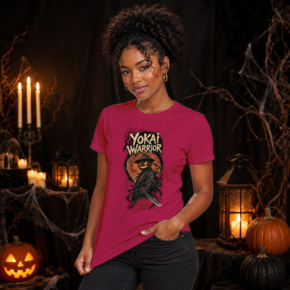 Dark Halloween Samurai T-Shirt
