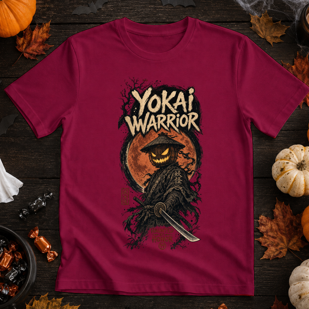 Dark Halloween Samurai T-Shirt