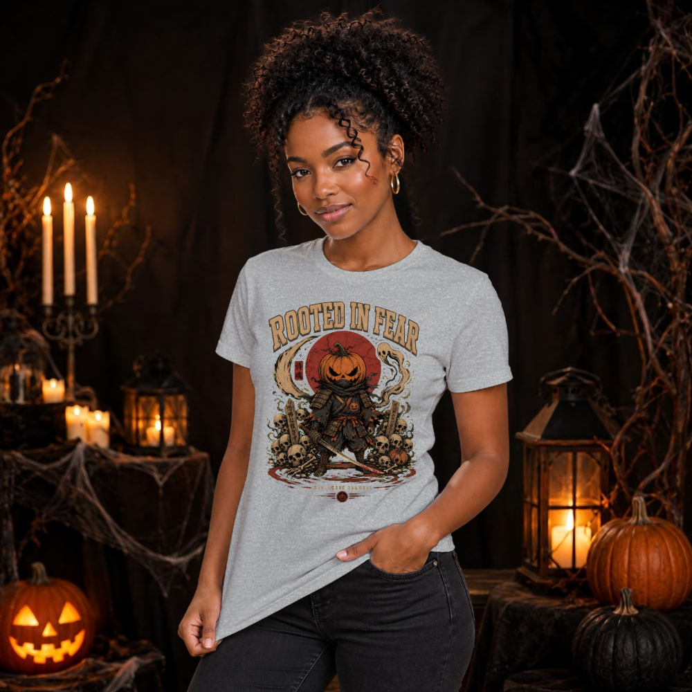 Rooted in Fear Vintage Pumpkin Samurai T-Shirt