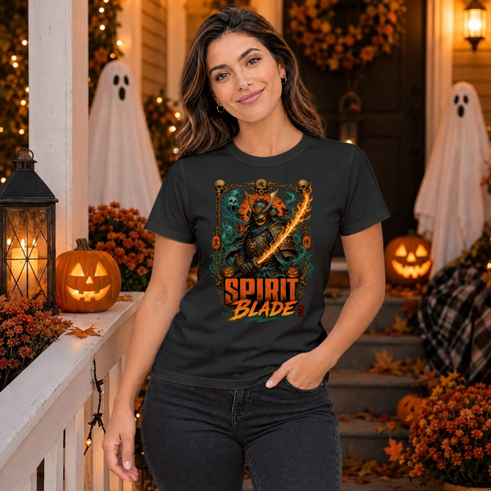 Spirit Blade Halloween Samurai T-Shirt