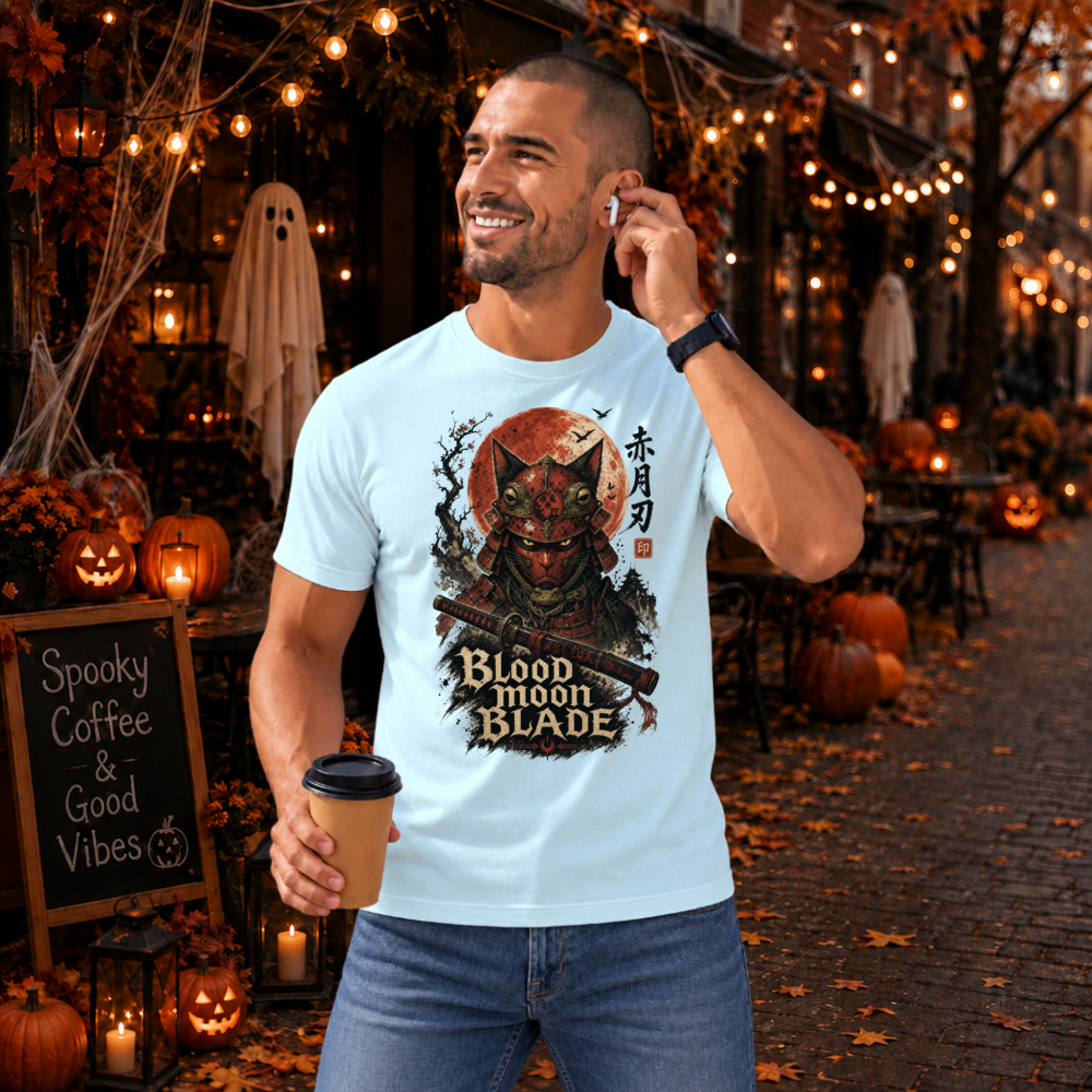Dark Halloween Samurai T-Shirt