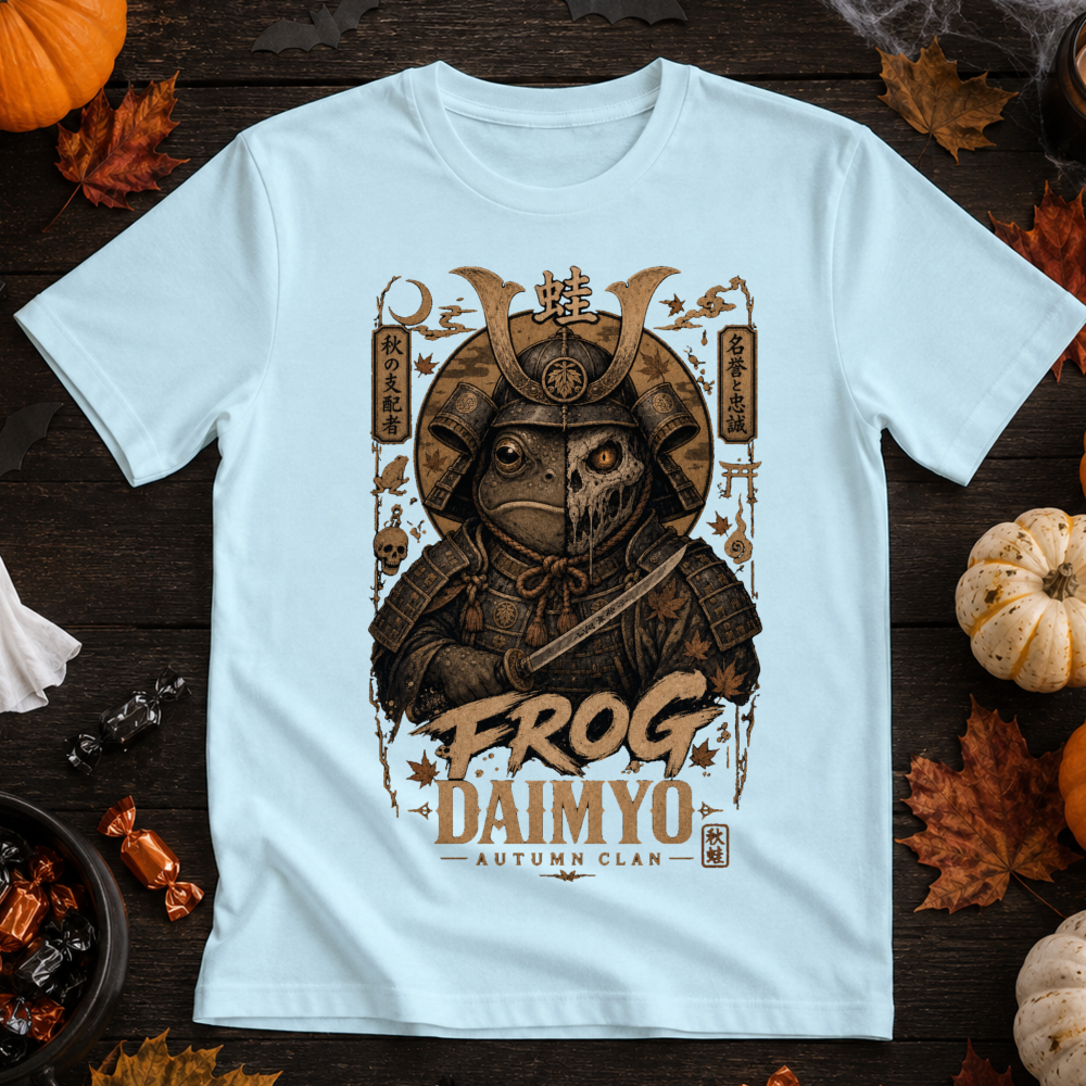 Frog Daimyo Halloween Samurai T-Shirt