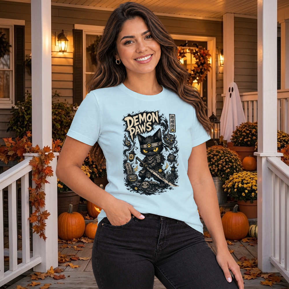 Dark Halloween Samurai T-Shirt