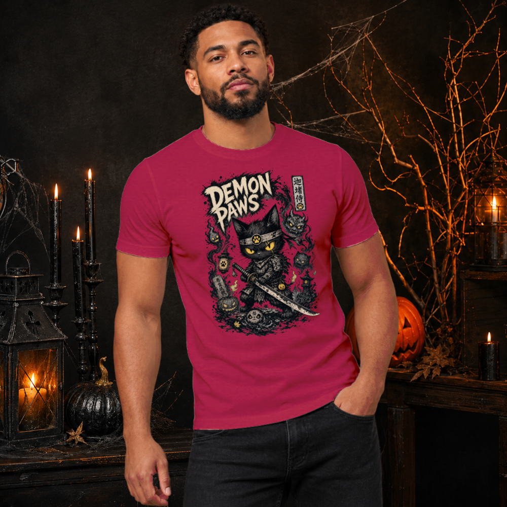 Dark Halloween Samurai T-Shirt