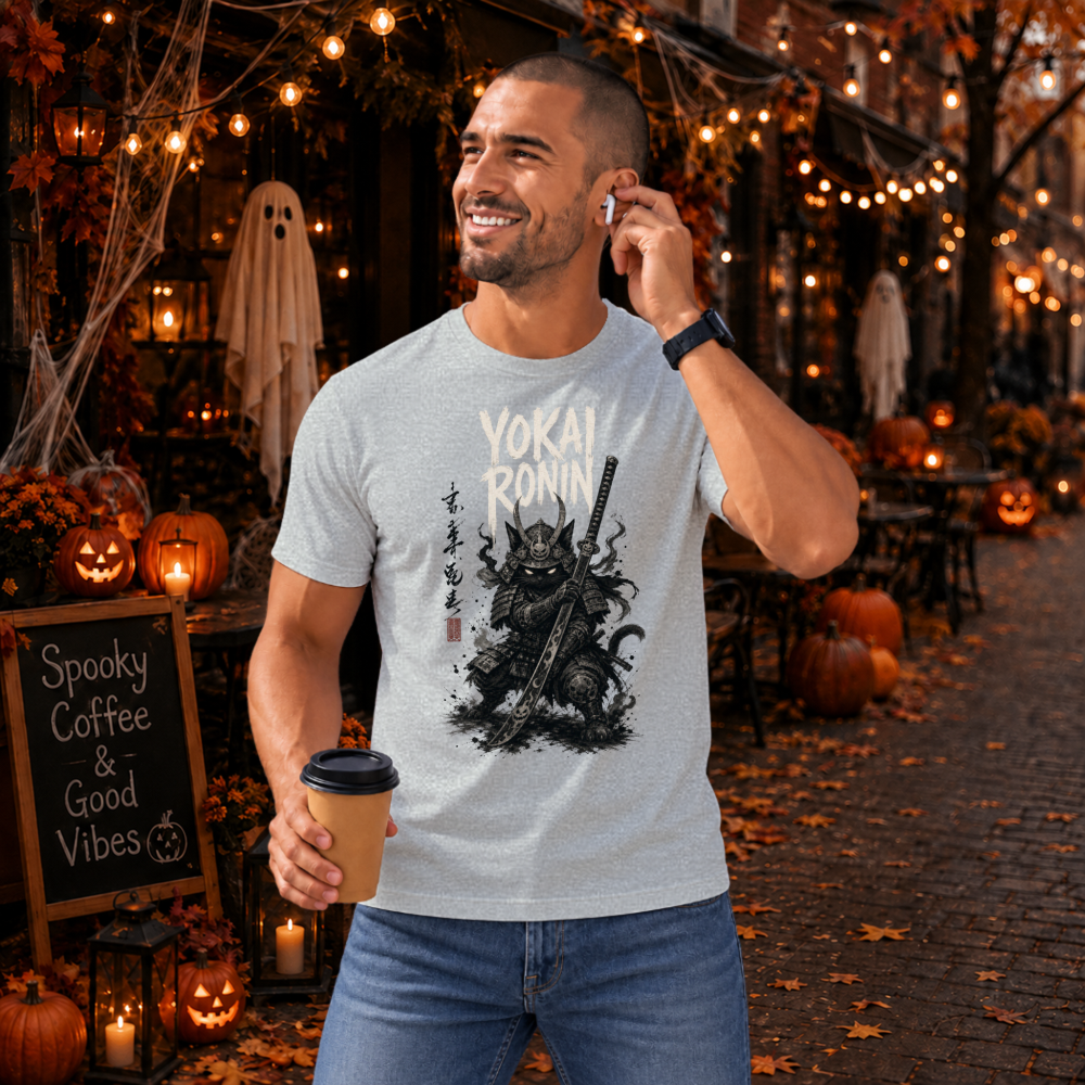 Dark Halloween Samurai T-Shirt