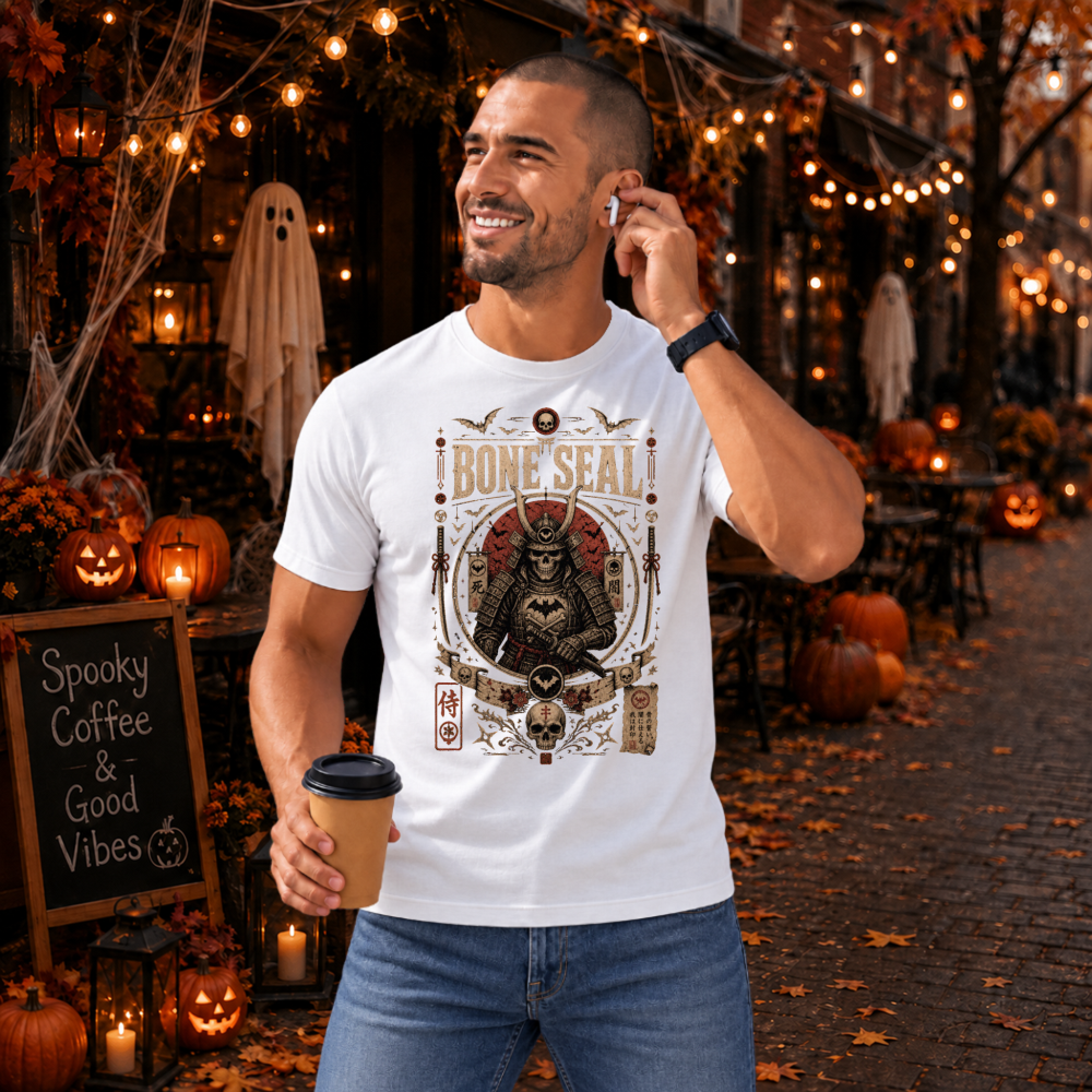 Dark Halloween Samurai T-Shirt