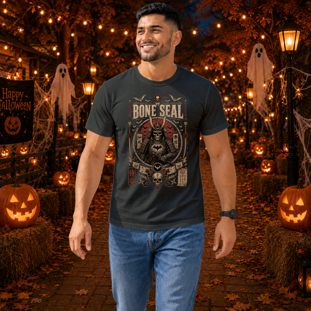 Dark Halloween Samurai T-Shirt