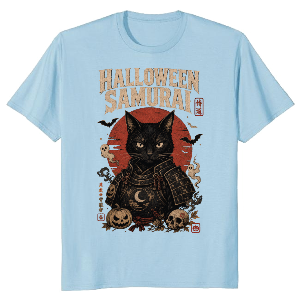 Dark Halloween Samurai T-Shirt