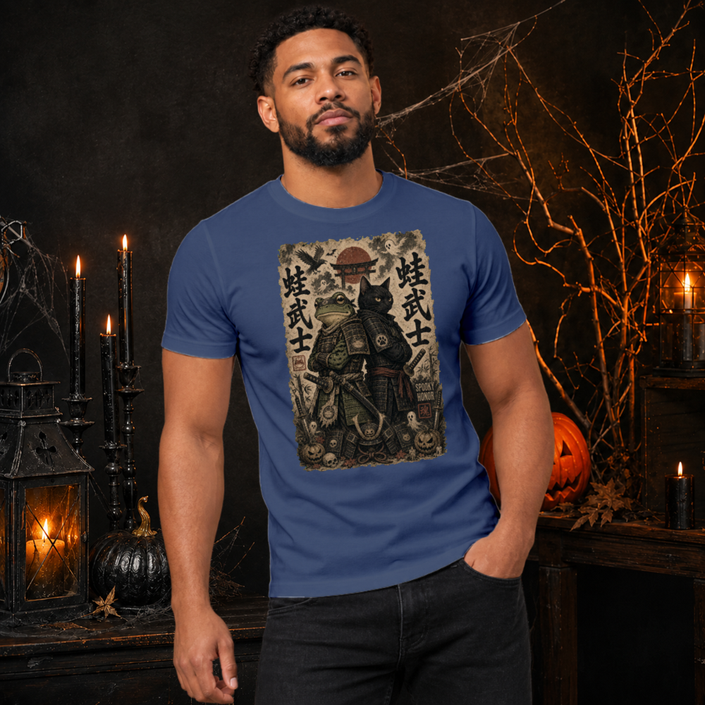 Dark Halloween Samurai T-Shirt