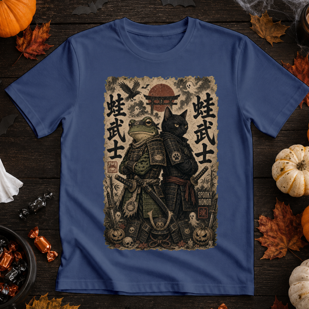 Dark Halloween Samurai T-Shirt