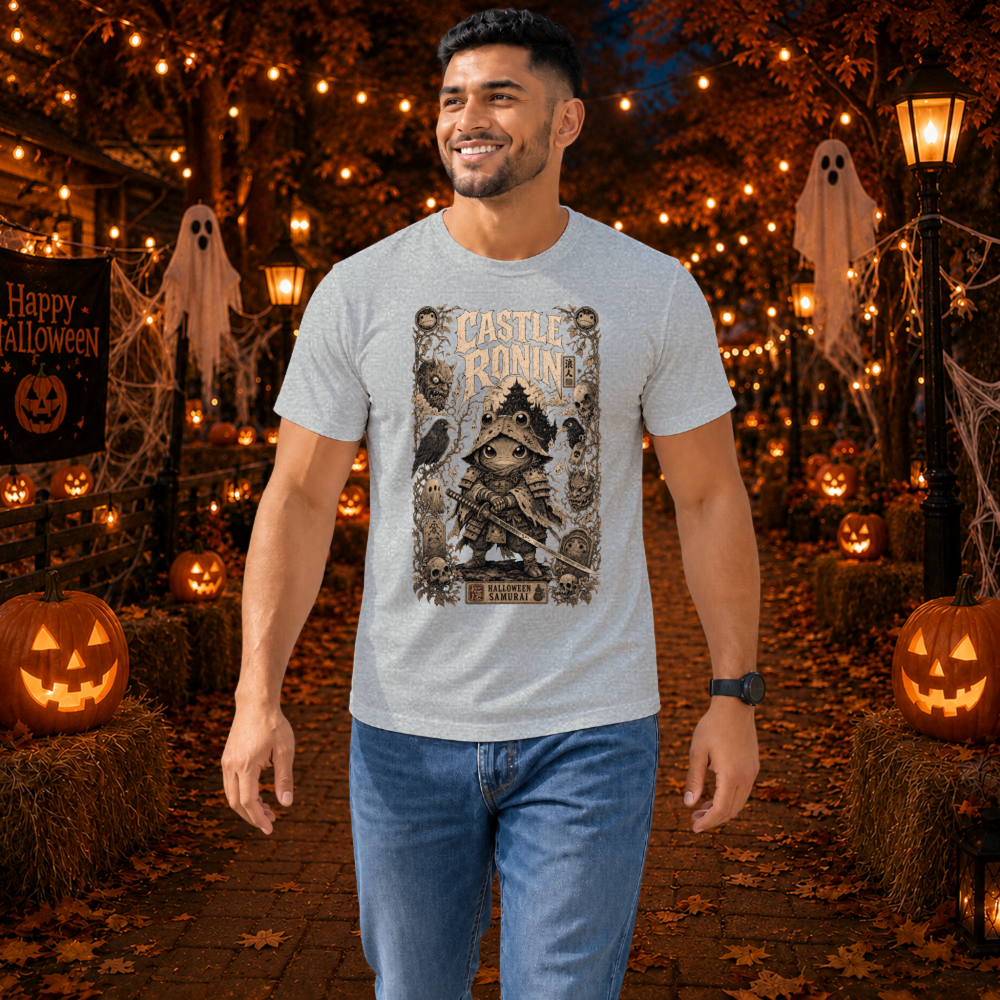 Dark Halloween Samurai T-Shirt