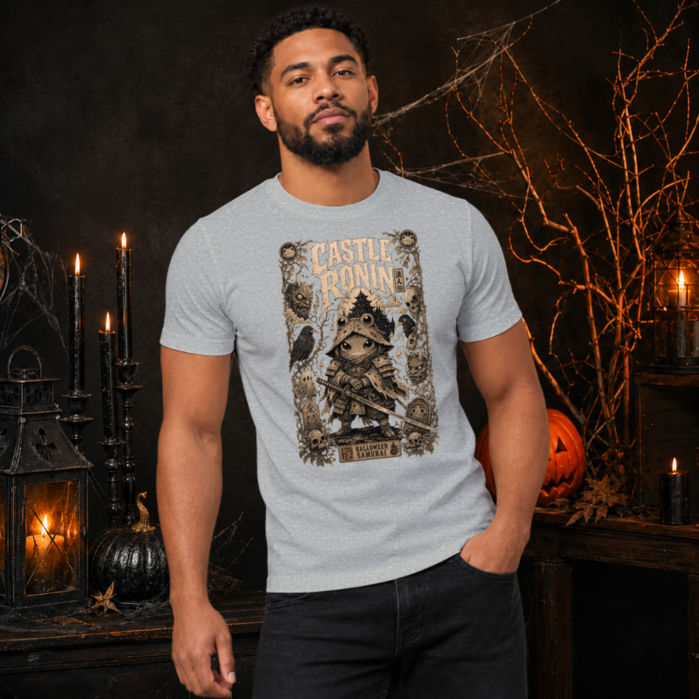 Dark Halloween Samurai T-Shirt