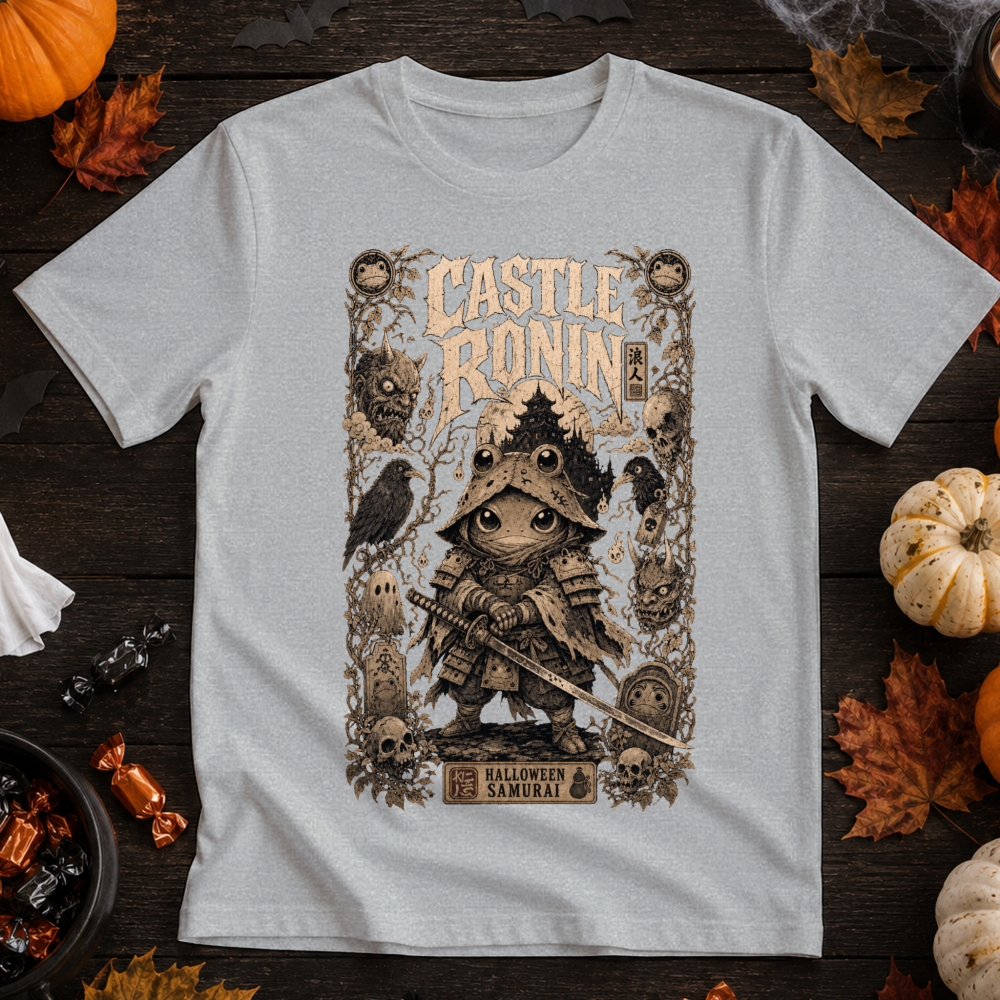 Dark Halloween Samurai T-Shirt
