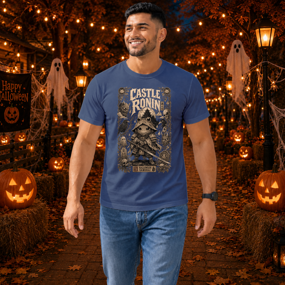 Dark Halloween Samurai T-Shirt
