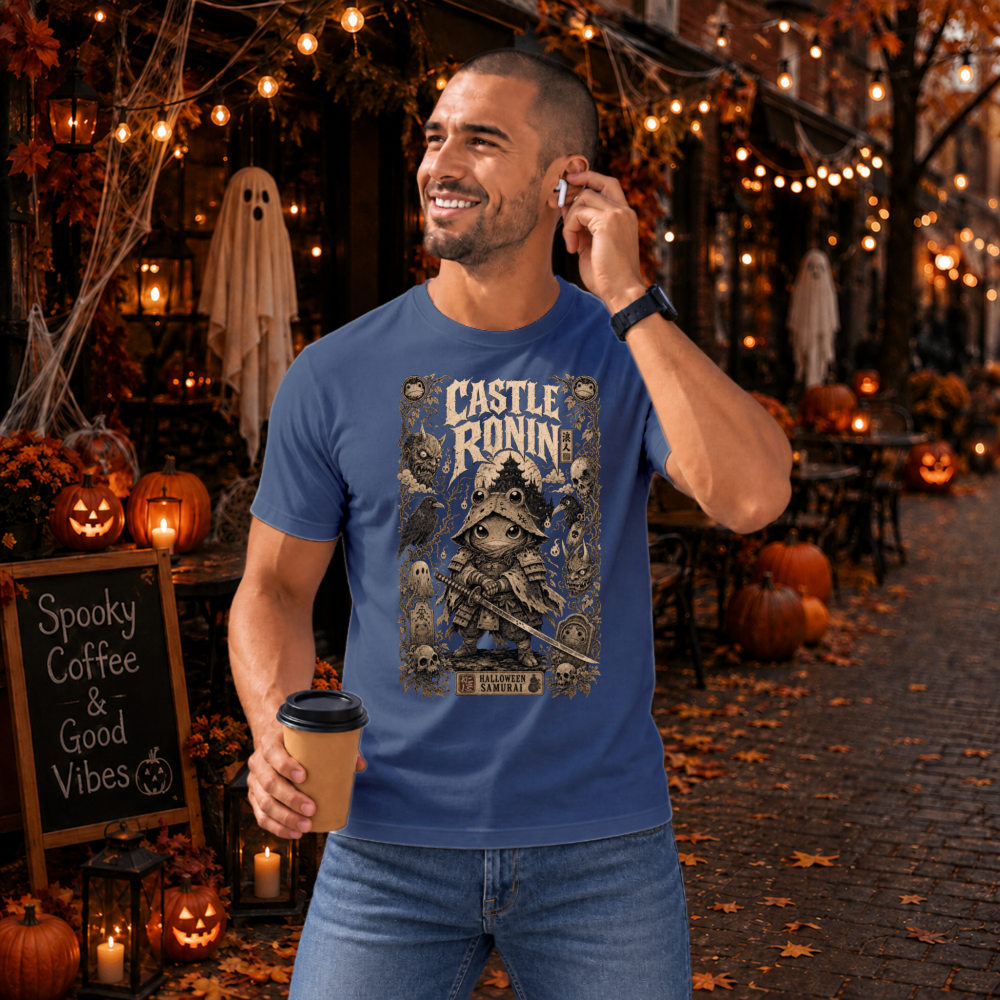 Dark Halloween Samurai T-Shirt