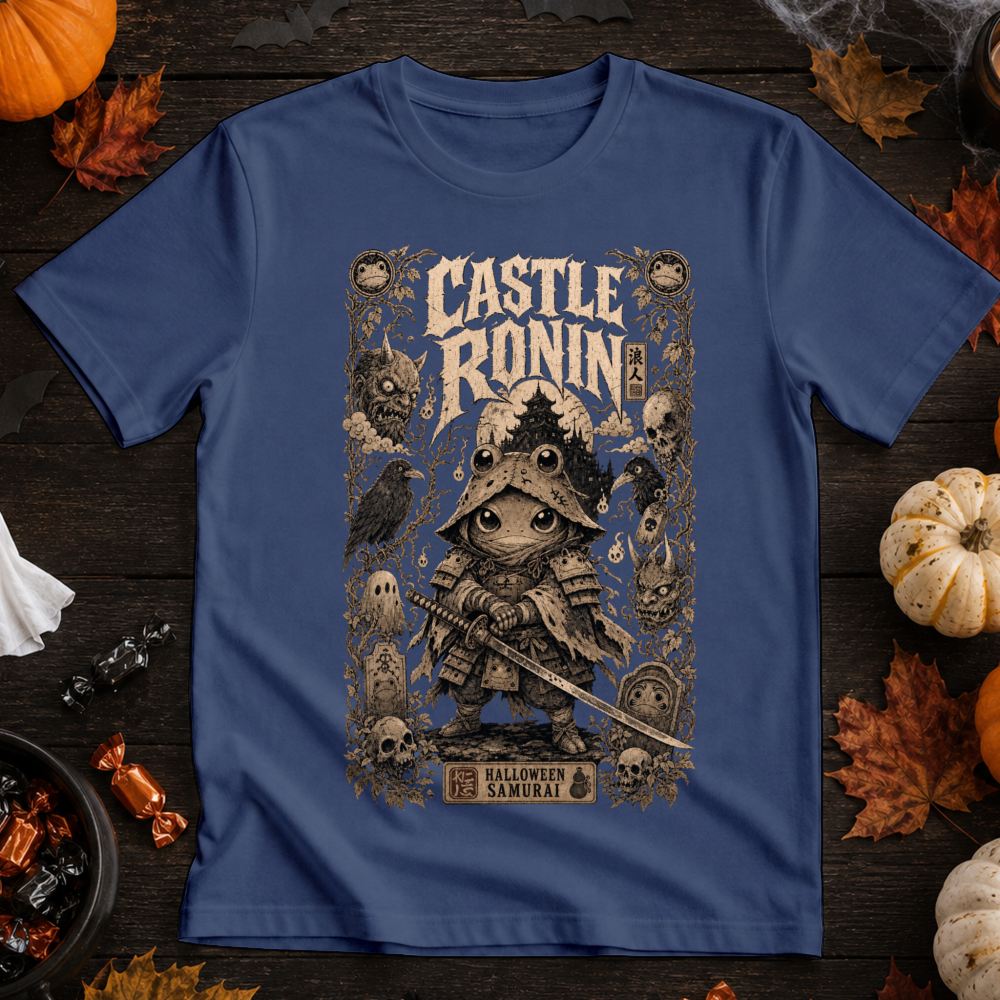 Dark Halloween Samurai T-Shirt