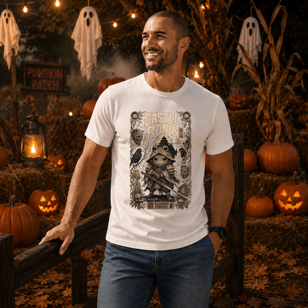 Dark Halloween Samurai T-Shirt
