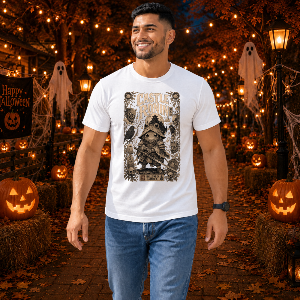 Dark Halloween Samurai T-Shirt