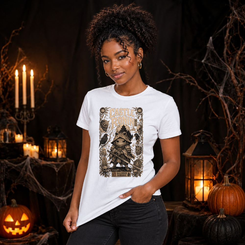 Dark Halloween Samurai T-Shirt