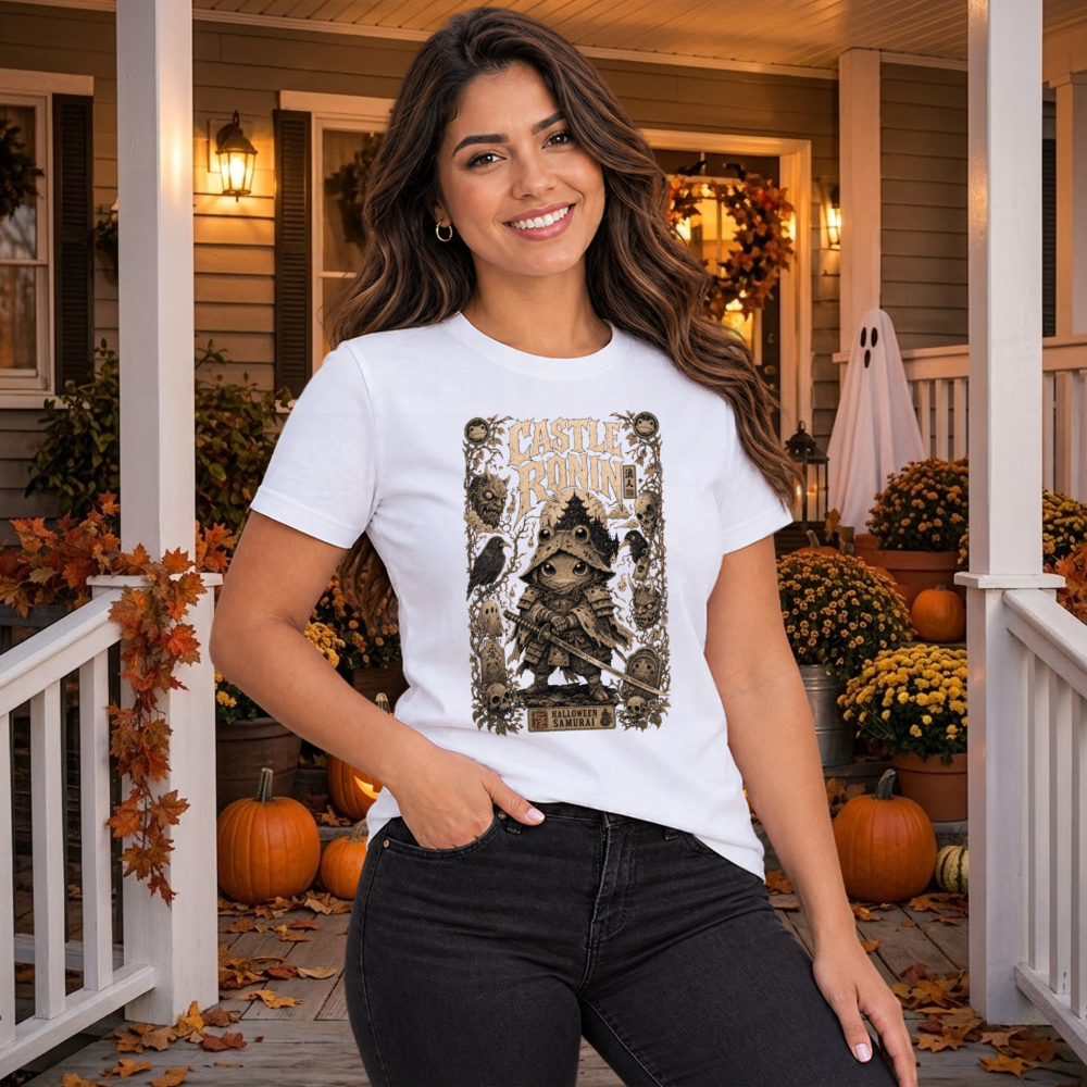 Dark Halloween Samurai T-Shirt