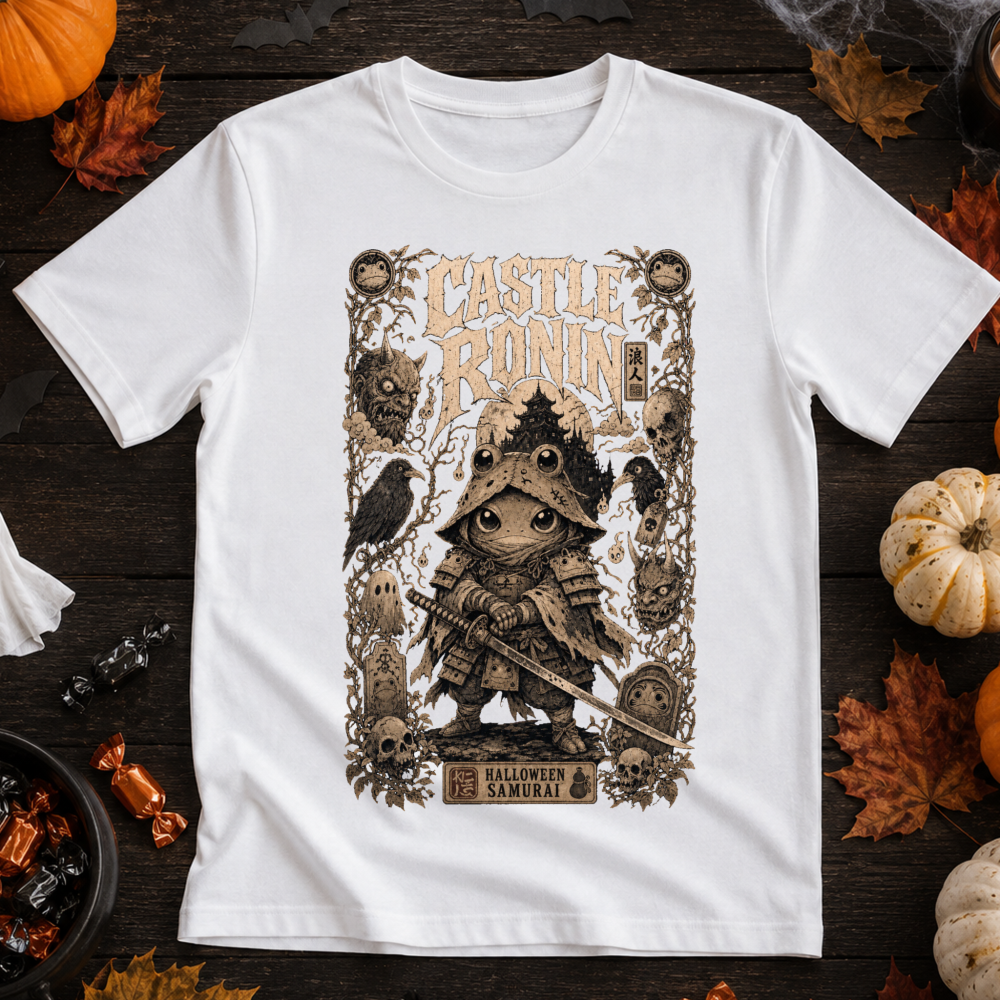 Dark Halloween Samurai T-Shirt