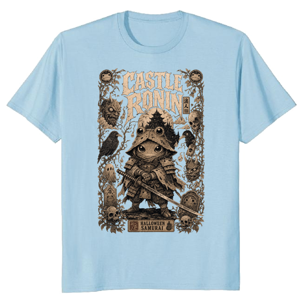 Dark Halloween Samurai T-Shirt