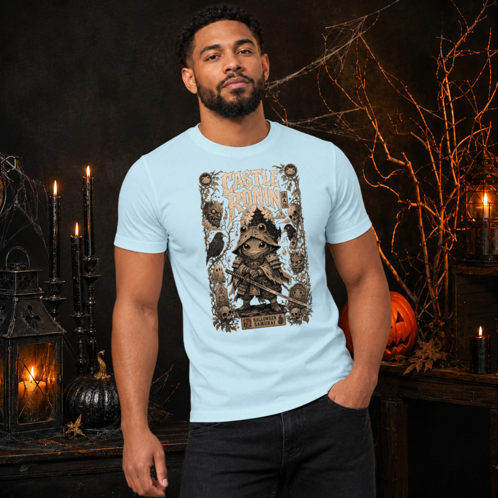 Dark Halloween Samurai T-Shirt